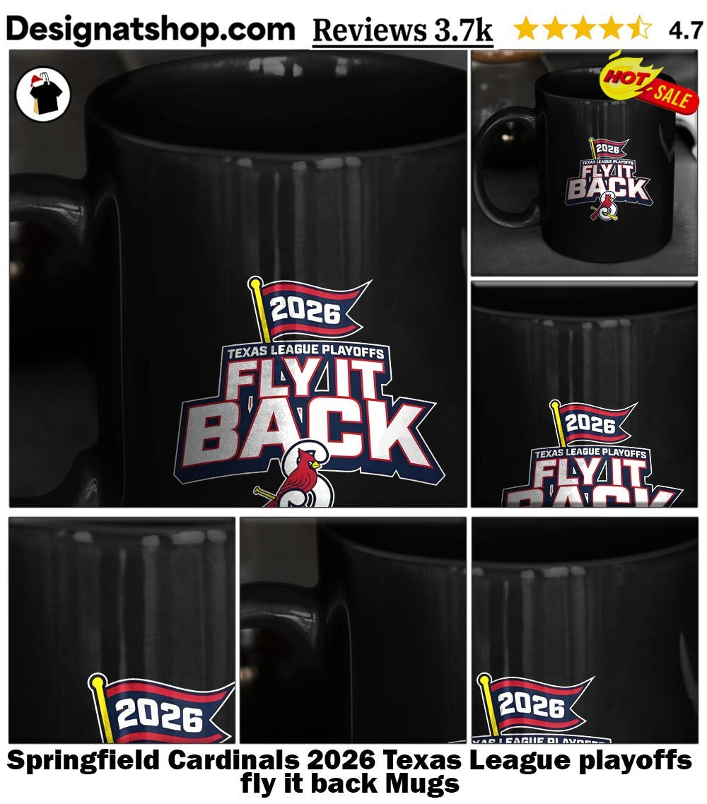 Springfield Cardinals 2026 Texas League playoffs fly it back shirt