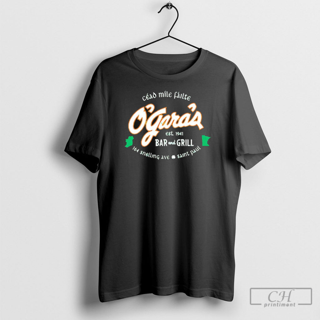 Ogaras Bar And Grill 164 Snelling Ave Saint Paul Est 1941 Logo Shirt Sweater