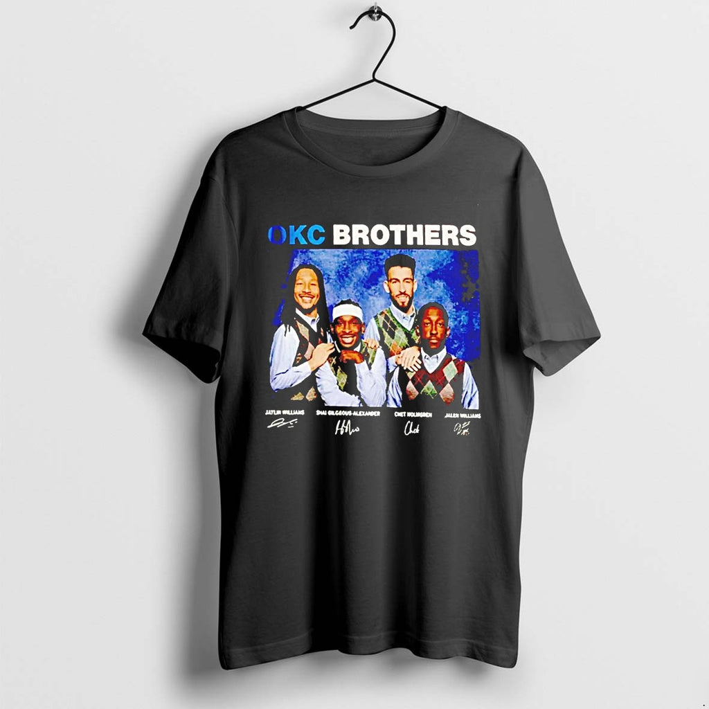 Okc Brothers Jaylin Williams Shai Gilgeous Alexander Chet Holmgren Jalen Williams Tshirts Sweater