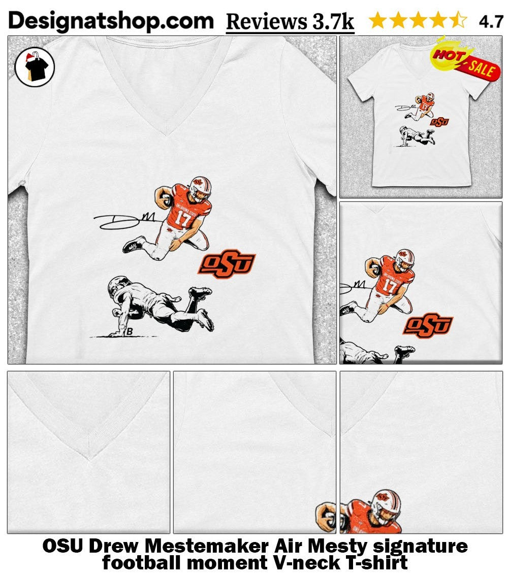 OSU Drew Mestemaker Air Mesty signature football moment shirt