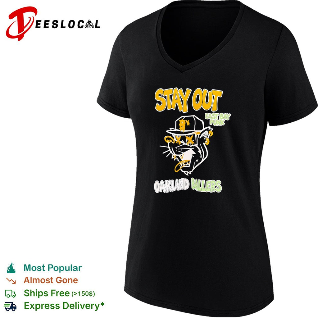 Oakland Ballers Stay Out East Bay Punk Shirt