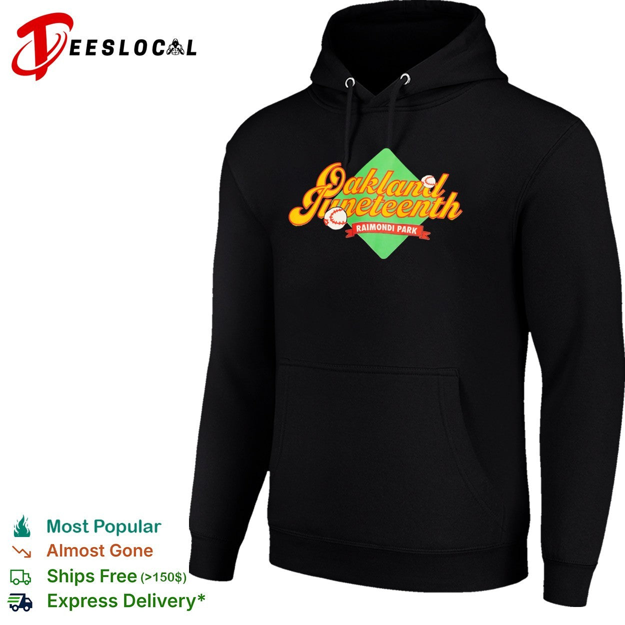 Oakland Juneteenth Raimondi Park Baseball Event Themed Celebration Novelty shirt