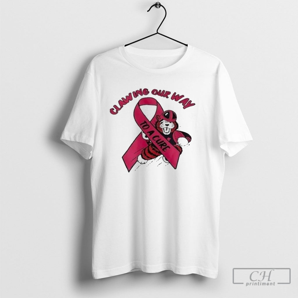 Obie Mascot Massillon Tigers X Breast Cancer Awareness Clawing Our Way To A Cure