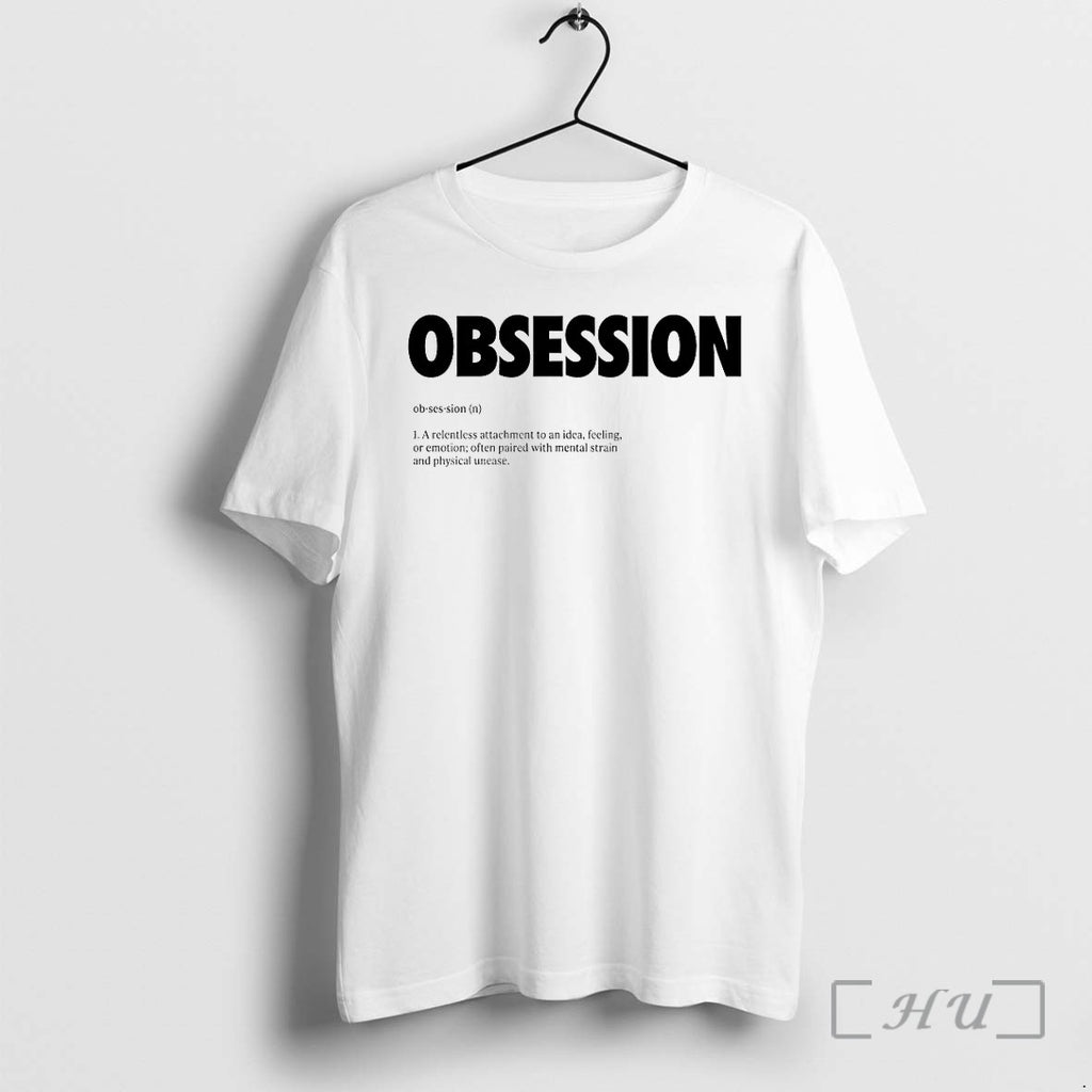 Obsession Definition Minimalist Dictionary Tshirts Sweater Hoodie Jpg