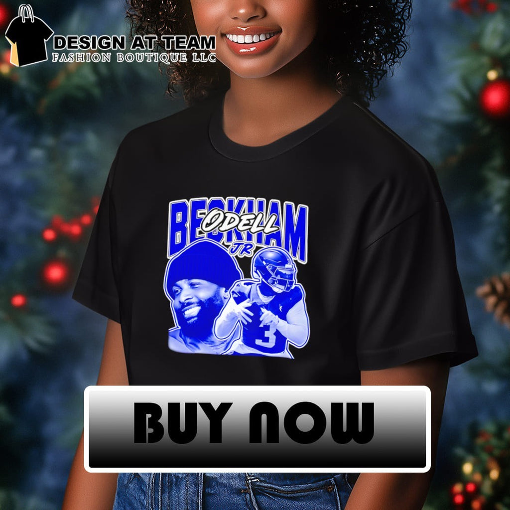 Odell Beckham Jr. New York Giants football graphic sports shirt