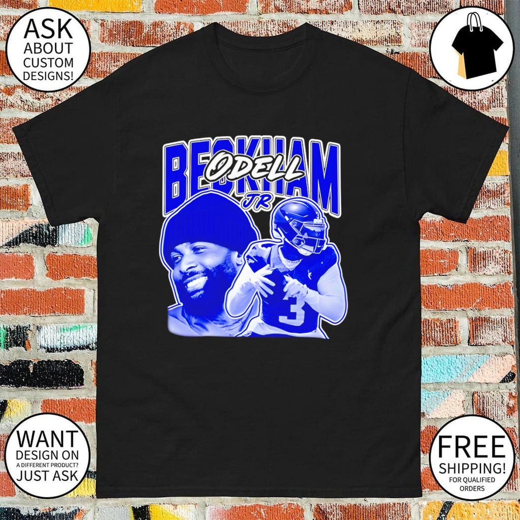 Odell Beckham Jr. New York Giants football graphic sports shirt