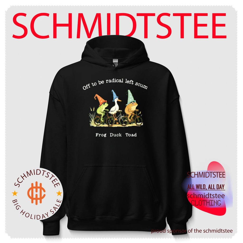 Off to Be Radical Left Scum Frog Duck Toad shirt