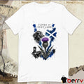 2026 Flower of Scotland Trash Water Colour Scottish Thistle t-shirt