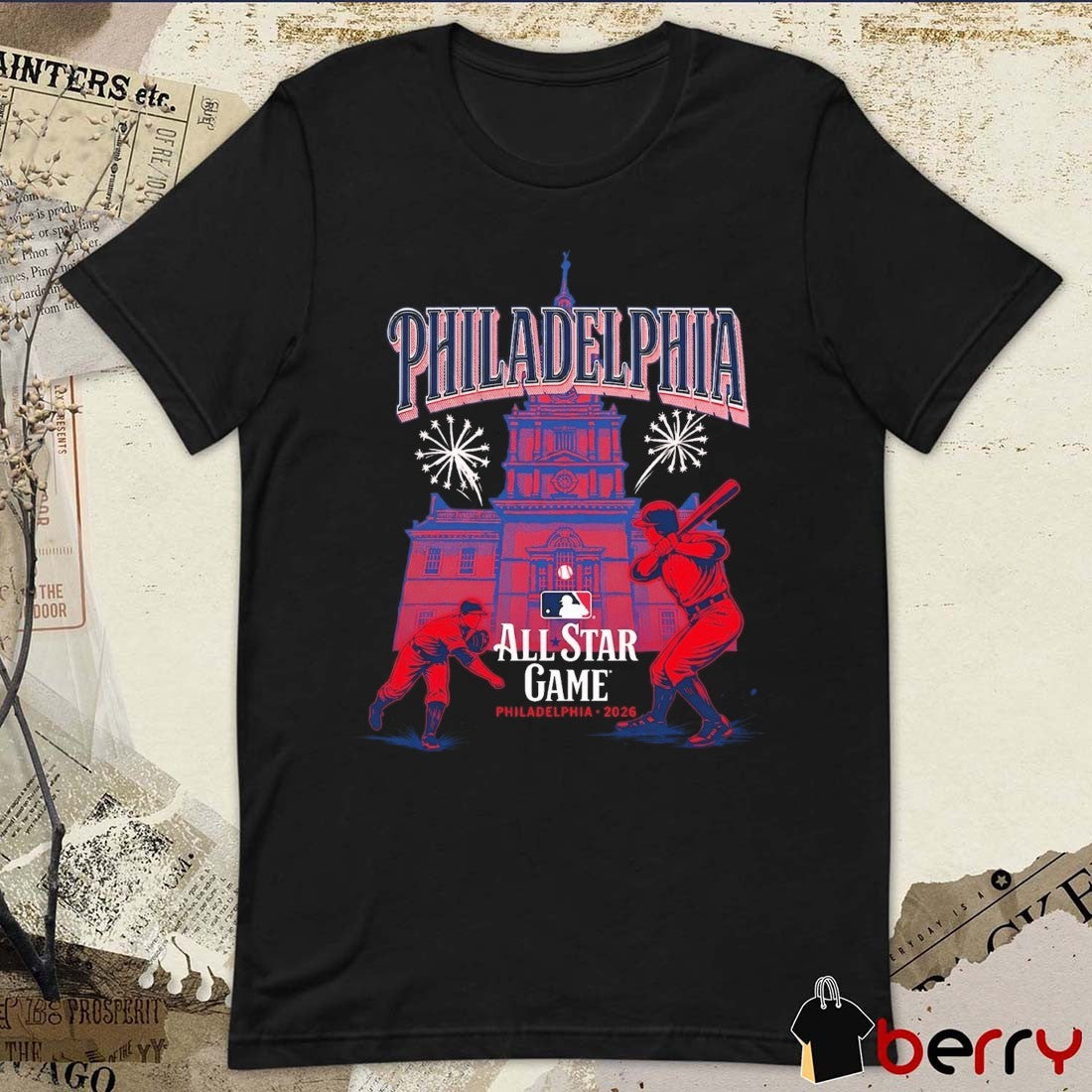 2026 MLB All-Star Game Independence Hall Philadelphia t-shirt