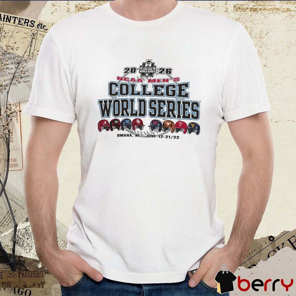 2026 NCAA Baseball Men’s College World Series Champions Bracket Omaha NE June 12-21,22 t-shirt