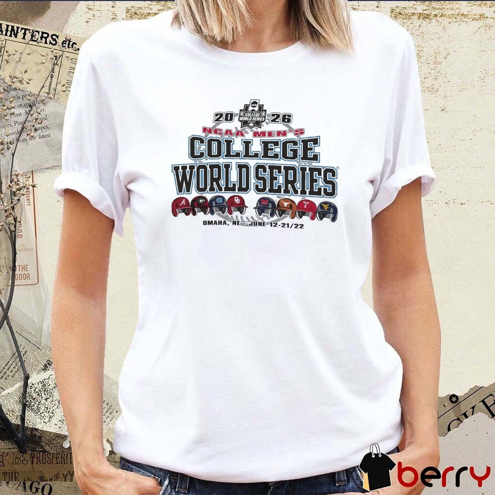 2026 NCAA Baseball Men’s College World Series Champions Bracket Omaha NE June 12-21,22 t-shirt