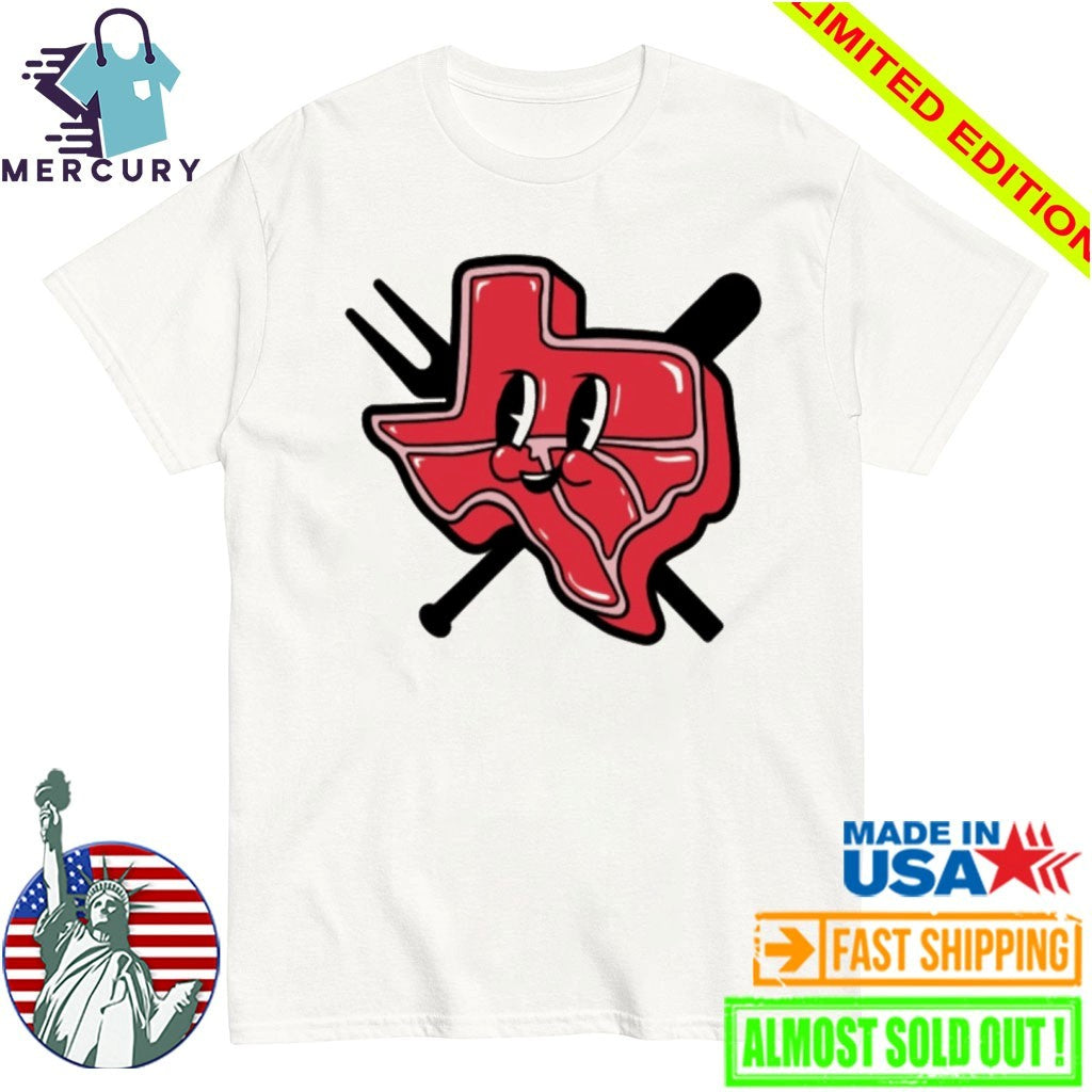 2026 Round Rock Express Texas T-Bone Shirt