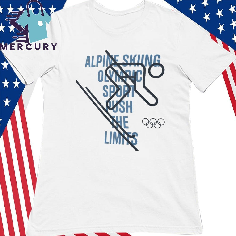 2026 Winter Olympics Alpine Skiing Graphic Shirt