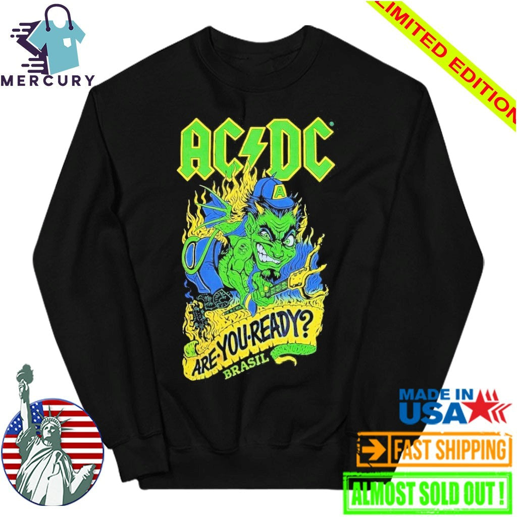 AC DC At Tokio Marine Hall On February 28 March 4 2026 Are You Ready Brasil Shirt