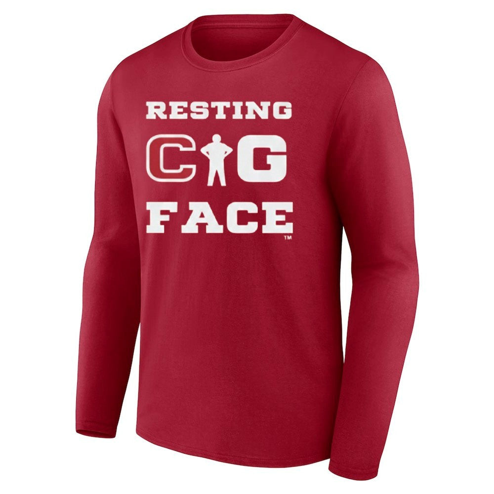 Aaron Matas Hoosiers Resting Cig Face Shirt