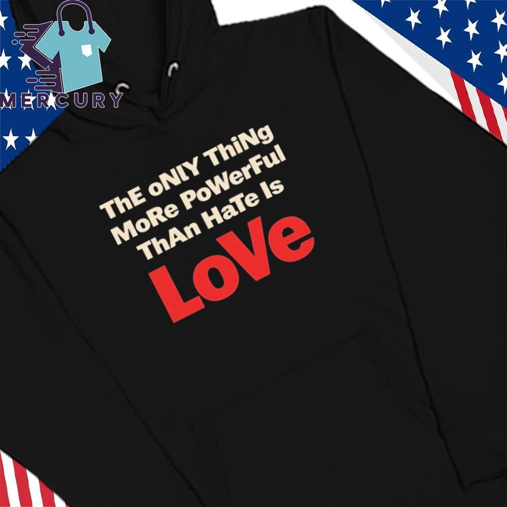 Abolish Ice The Only Thing More Powerful Than Hate Is Love Bad Bunny Shirt