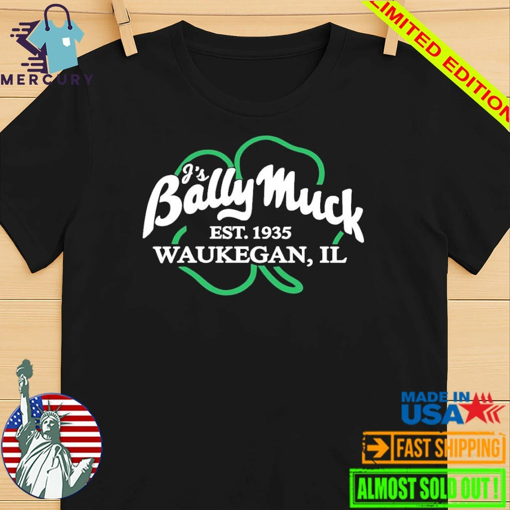 Adam Pearce Wearing Bally Muck Est. 1935 Waukegan IL Shirt
