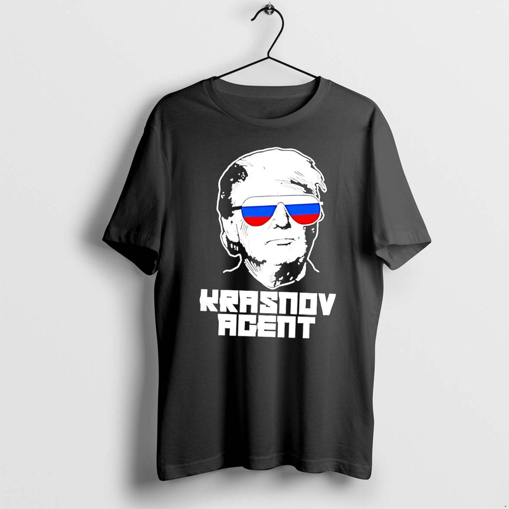 Official Agent Krasnov Donald Trump Black T Shirts Jpg