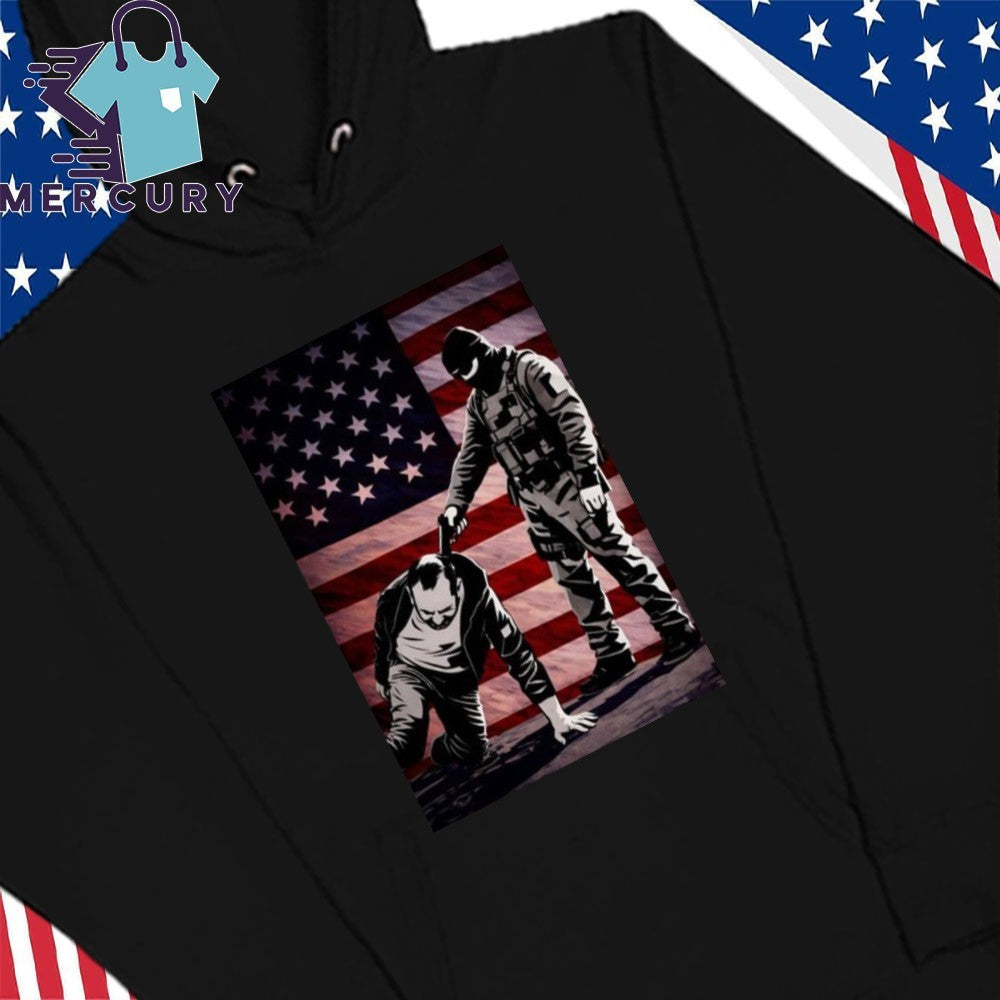 Alex Pretti Was Executed By Ice Flag America Shirt