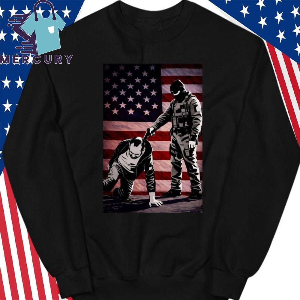 Alex Pretti Was Executed By Ice Flag America Shirt