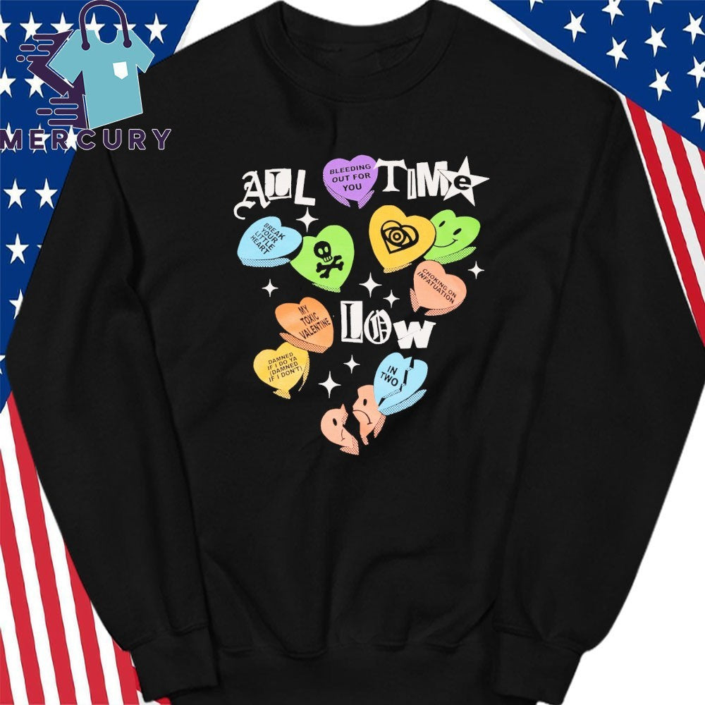 All Time Low Candy Hearts Valentine Shirt