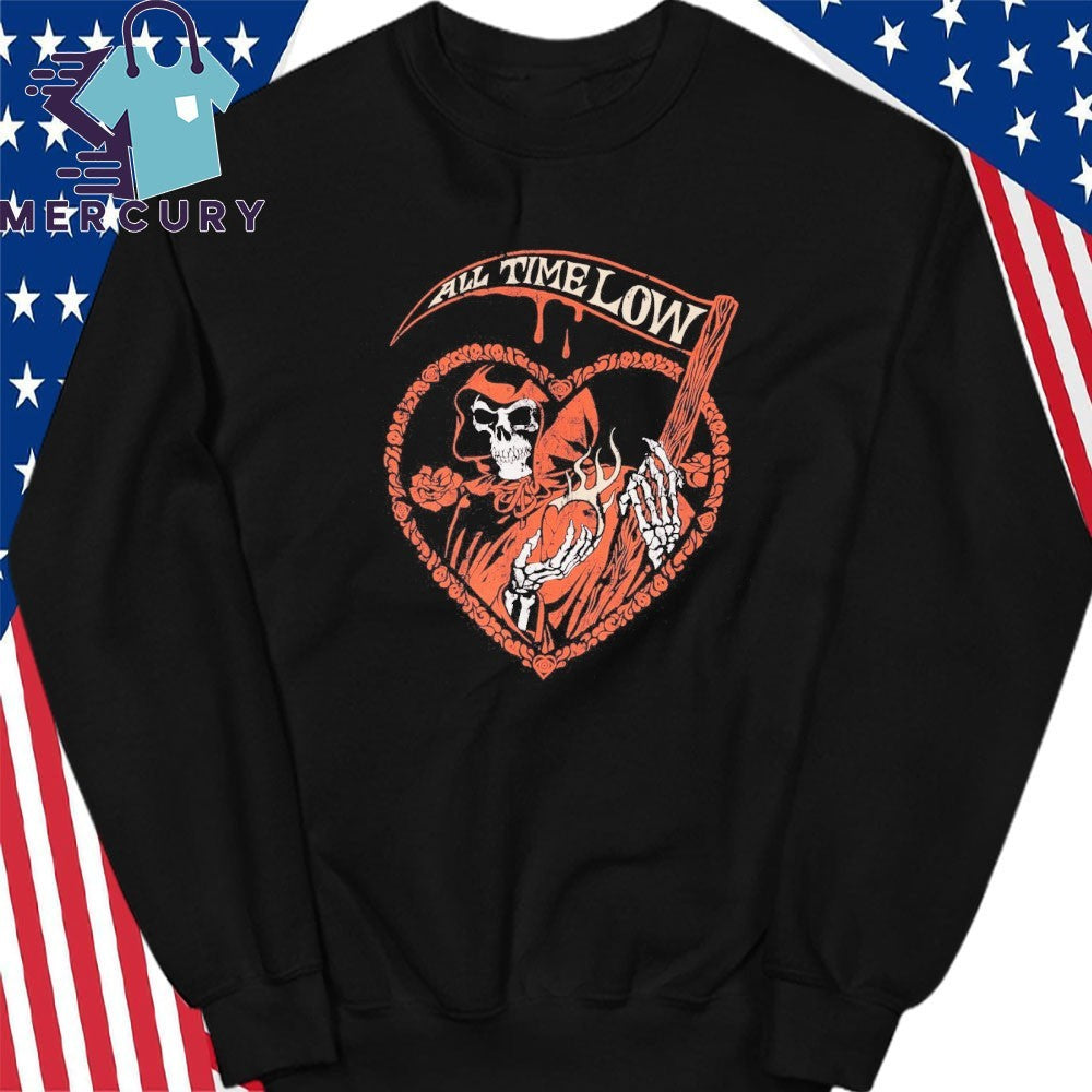 All Time Low Reaper Valentine Shirt