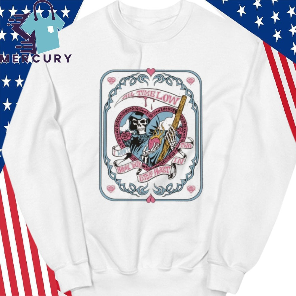 All Time Low Valentine 2026 Break Your Little Heart Shirt