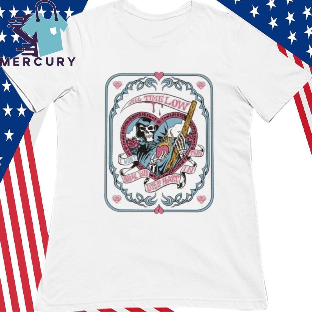 All Time Low Valentine 2026 Break Your Little Heart Shirt