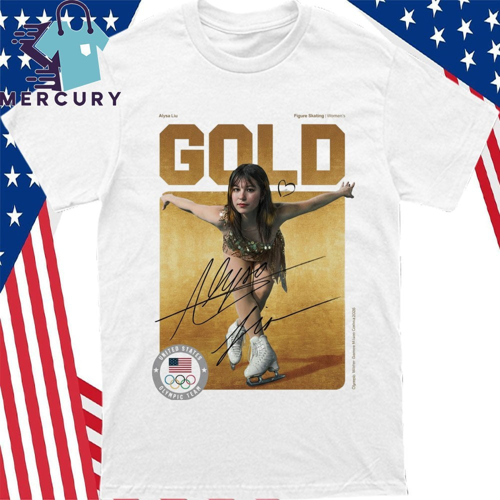 Alysa Liu Olympic Gold 2026 Women’s Figure Skating Champion Signature Shirt