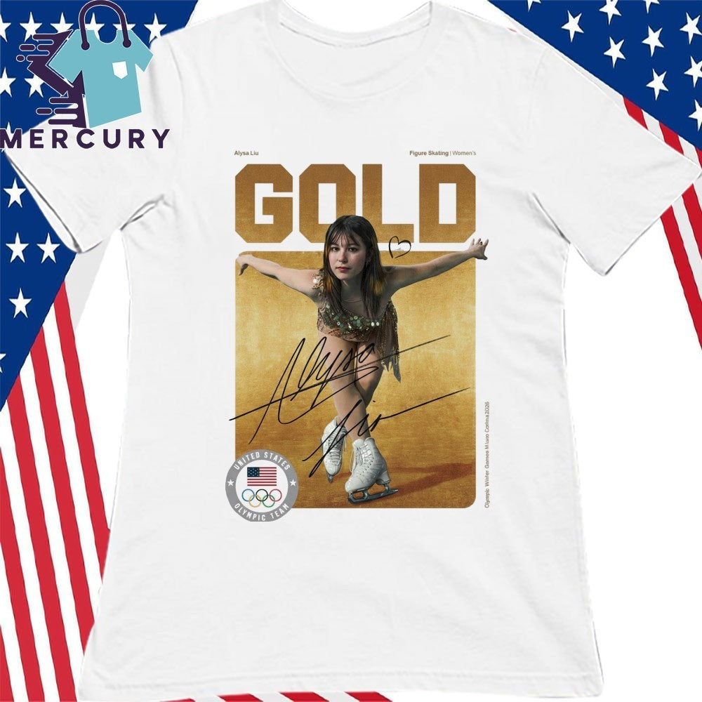 Alysa Liu Olympic Gold 2026 Women’s Figure Skating Champion Signature Shirt
