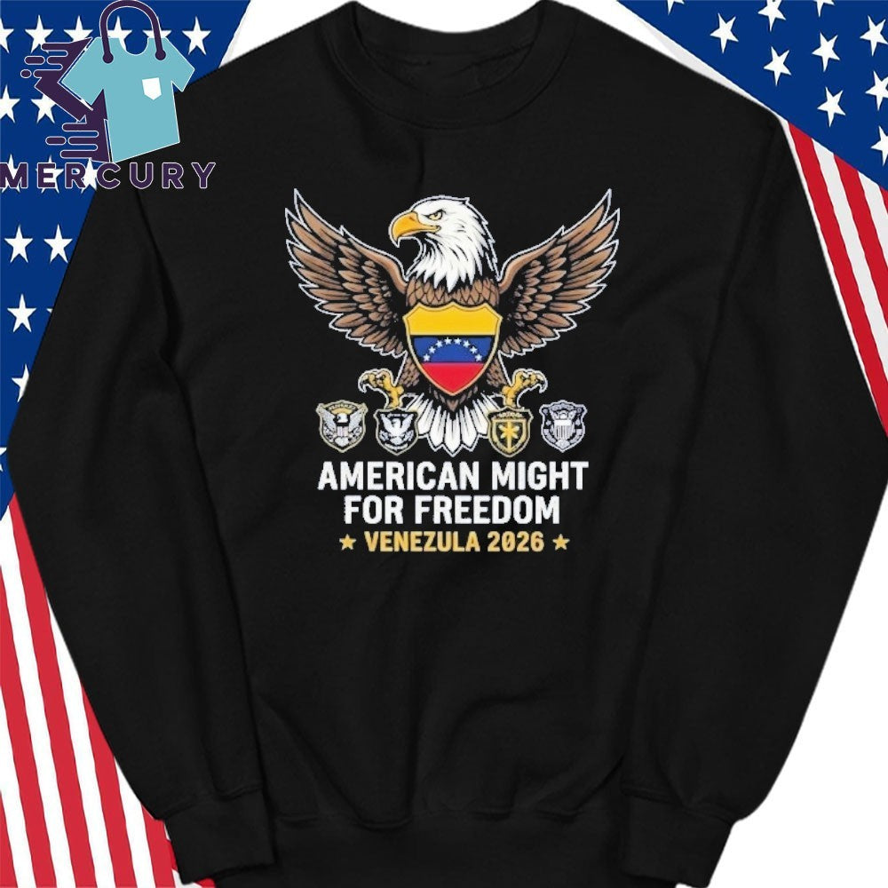 American Might for Freedom Venezuela 2026 Shirt
