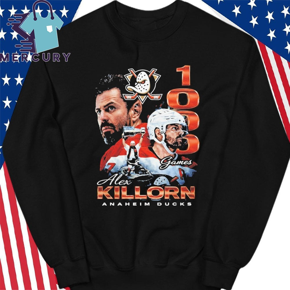Anaheim Ducks Alex Killorn 1000 Games Shirt