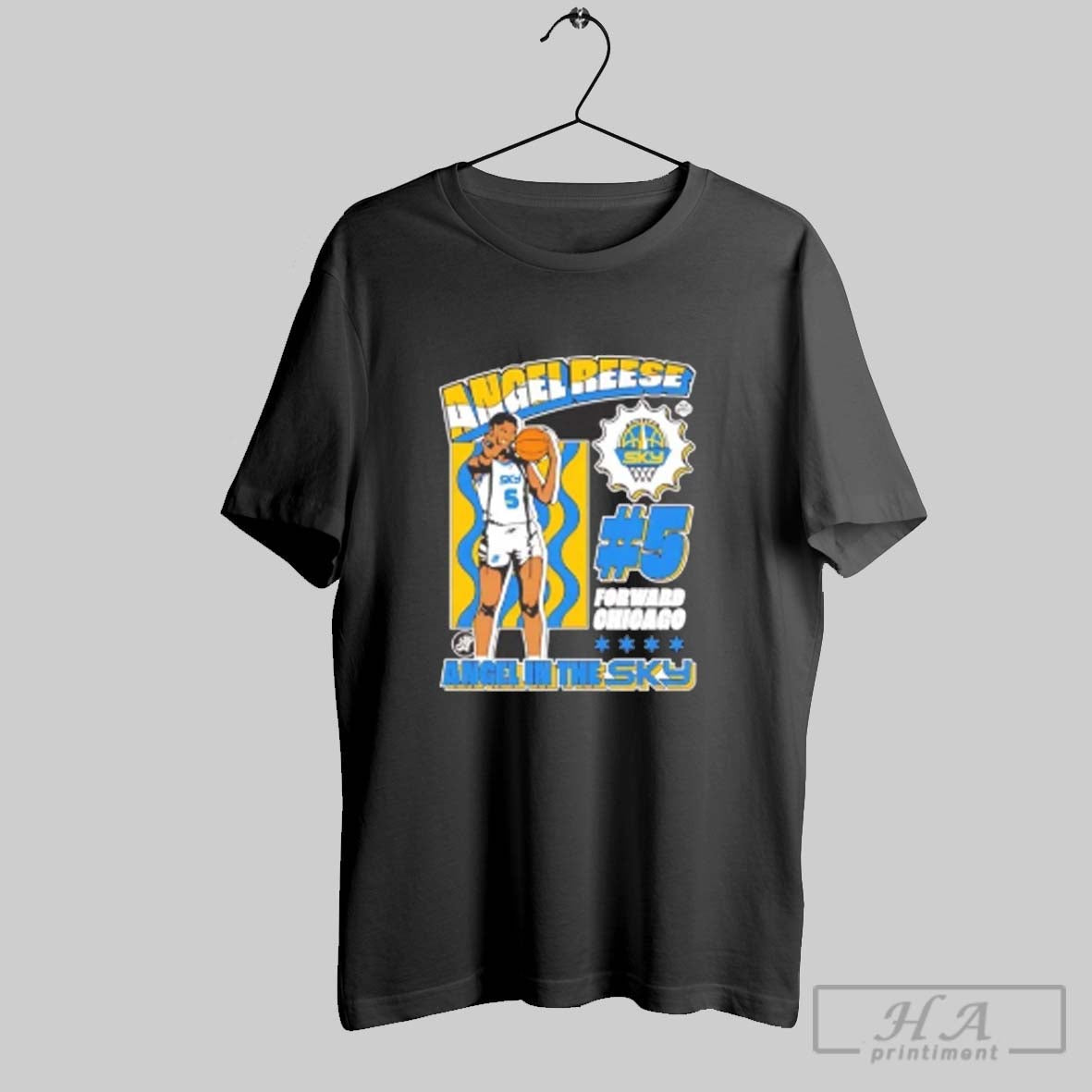 Official Angel Reese Angel In The Sky Forward Chicago Sky Ladies Tee