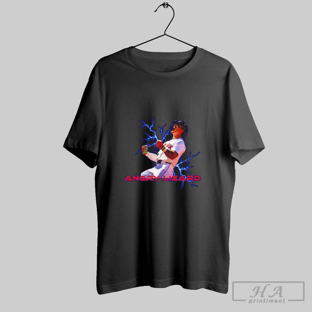 Official Angry Lizard Boston Red Sox Lightning