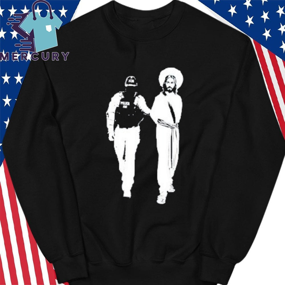 Anti Ice Jesus Arrested Parody Shirt