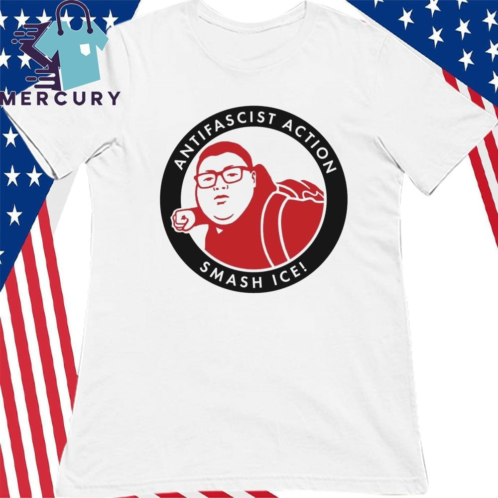 Antifascist Action Smash ICE Kid Punches A Nazi Okay Shirt