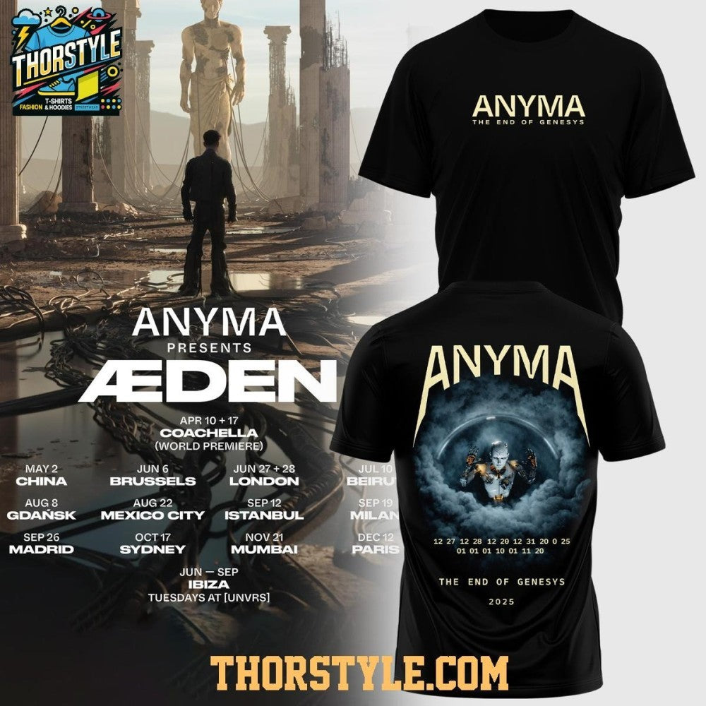 Anyma Sphere Las Vegas 2026 Show Eden Shirt
