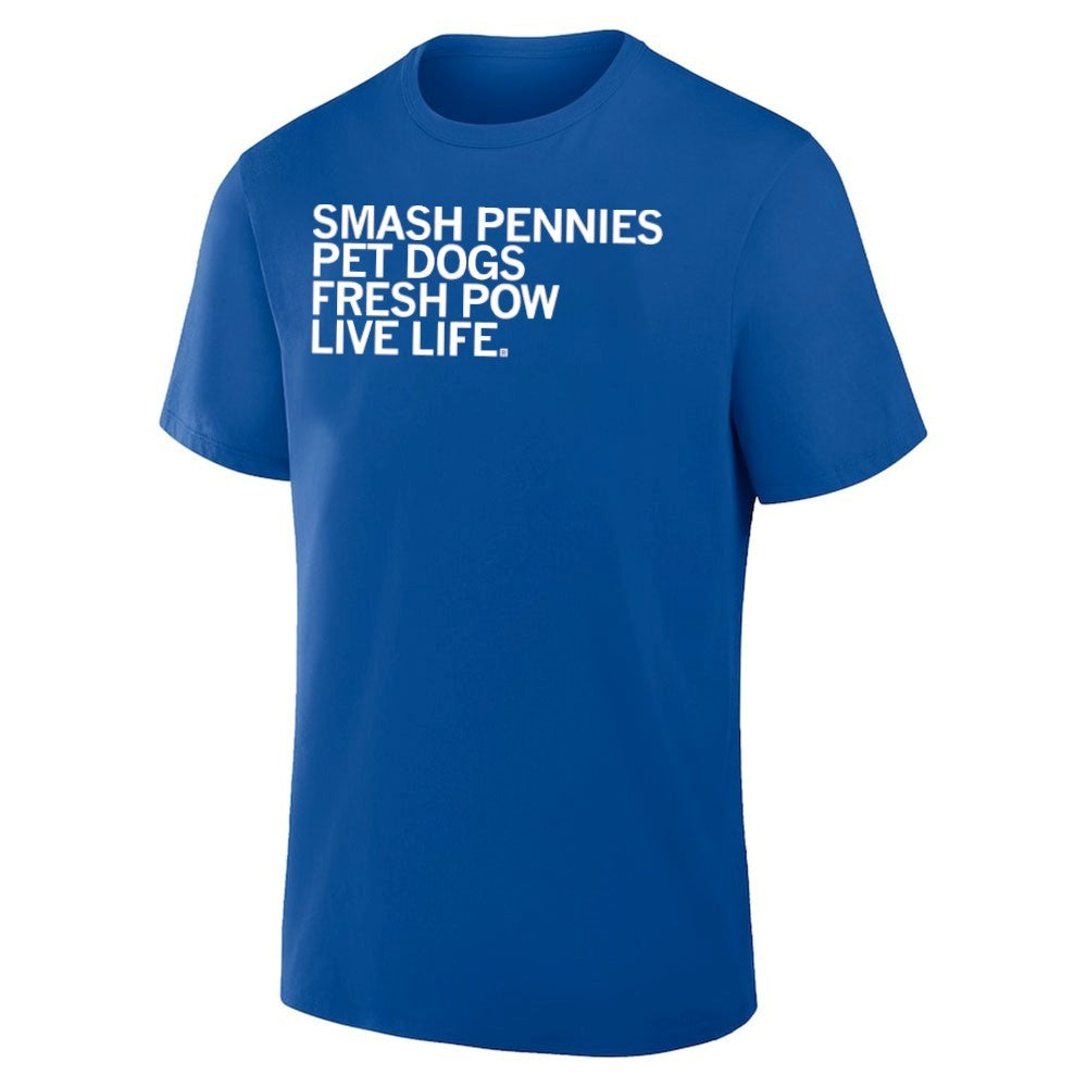 April Verlo Smash Pennies Pet Dogs Fresh Pow Live Life Shirt