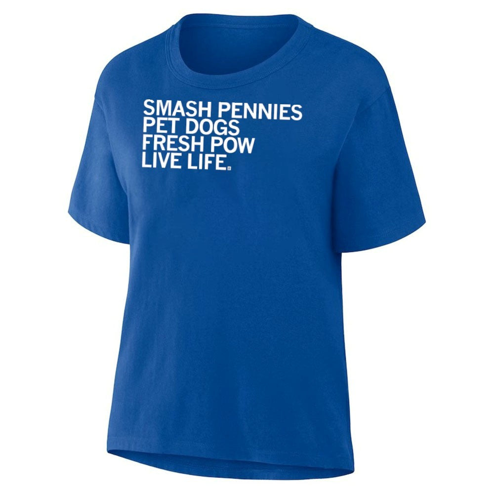 April Verlo Smash Pennies Pet Dogs Fresh Pow Live Life Shirt