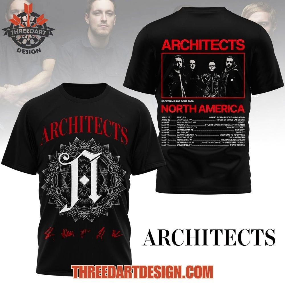 Architects Broken Mirror Tour 2026 Shirt