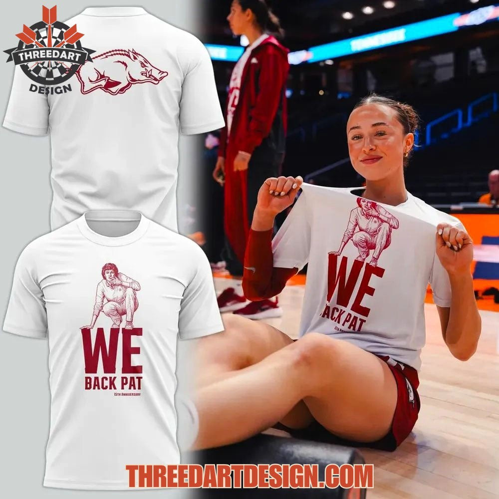 Arkansas Razorbacks Basketball We Back Pat Shirt