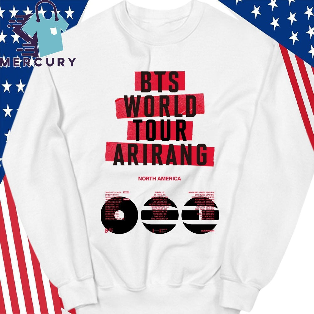 BTS World Tour 2026 Arirang Shirt