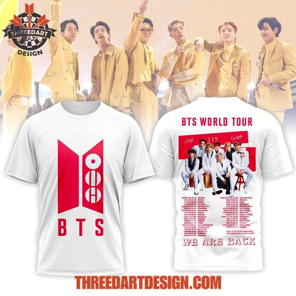 BTS World Tour 2026 We Are Back Shirt