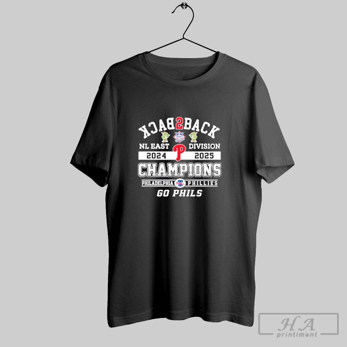 Official Back 2 Back Nl East Division Champions 2024 2025 Philadelphia Phillies Go Phils