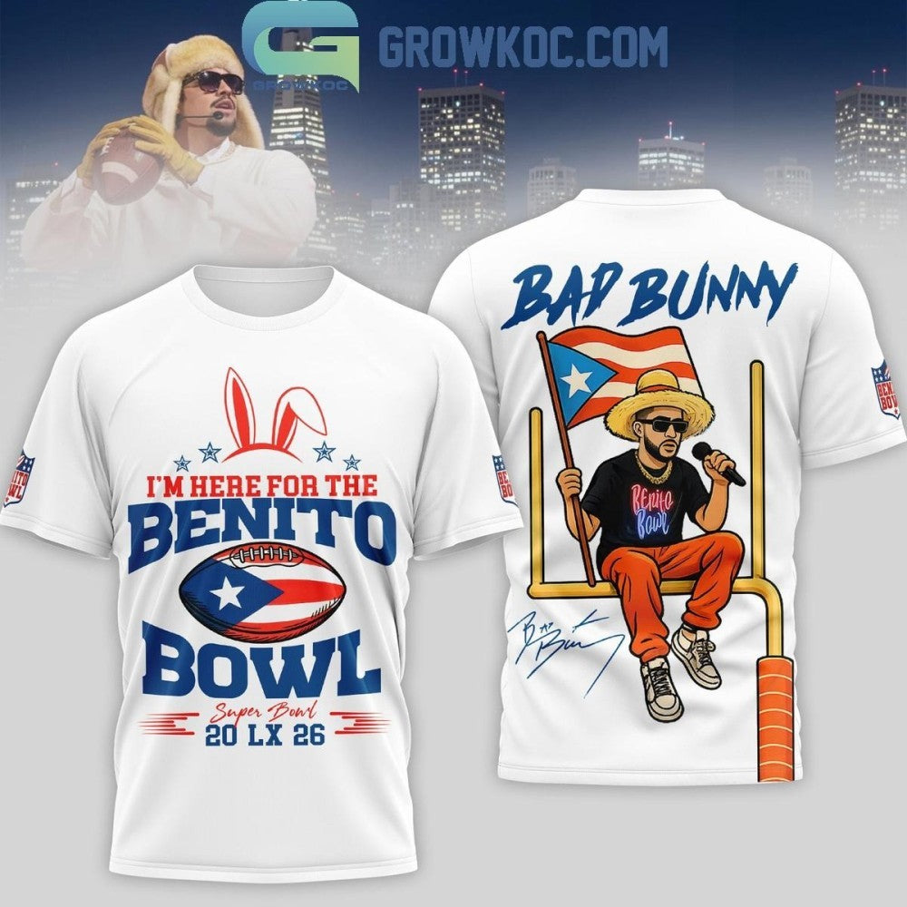 Bad Bunny I’m Here For The Benito Bowl LX Shirt