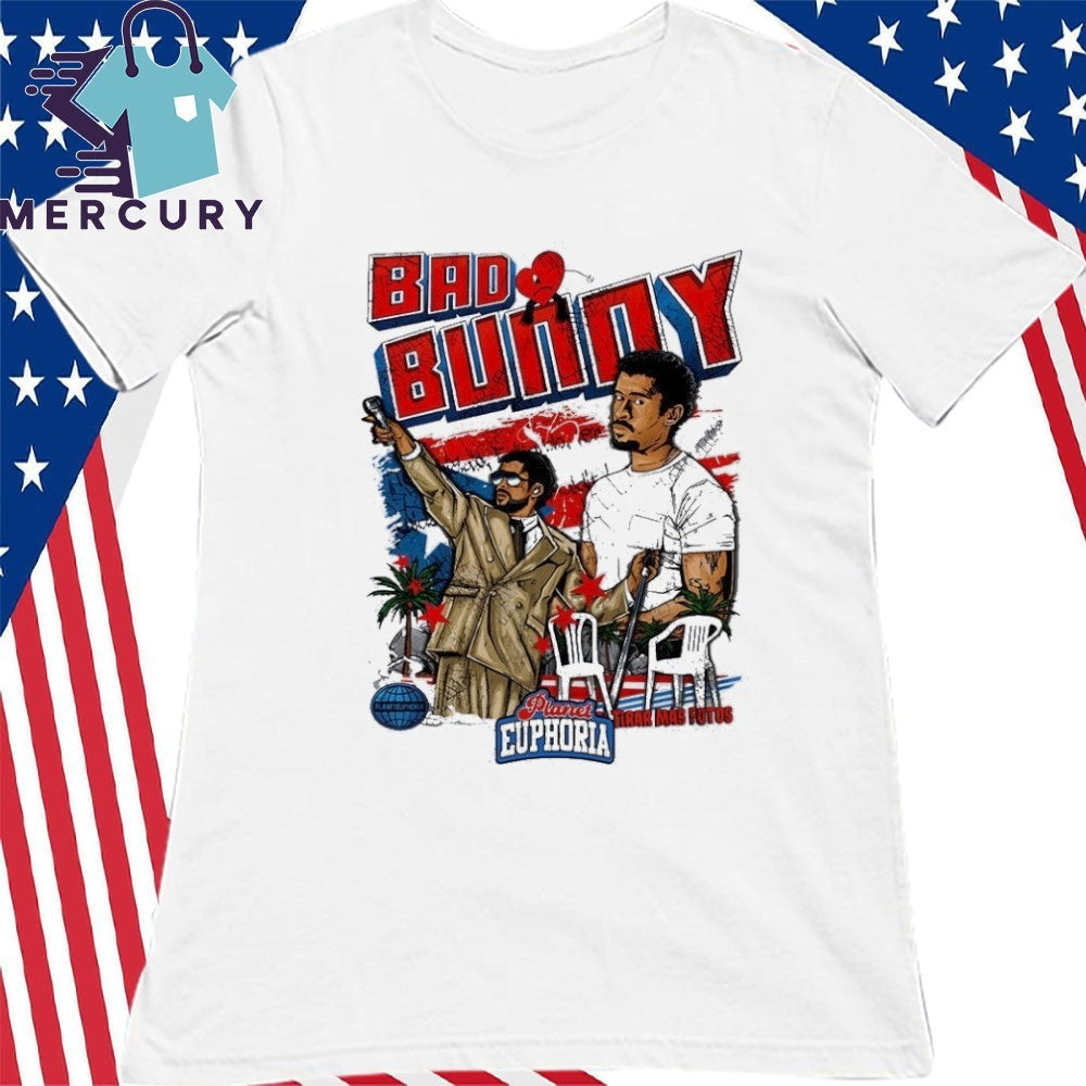 Bad Bunny Tirar Mas Fotos Planet Euphoria Shirt
