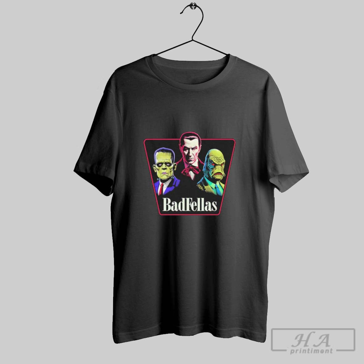 Official Badfellas Frankenstein Dracula Creature Inspired By Goodfellas Horror