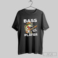 Official Bass Player Fishing Catch Bass Fish