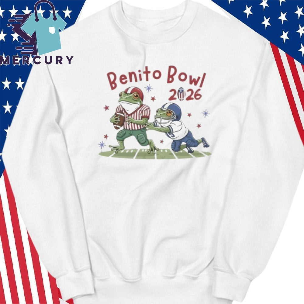 Benito Bowl 2026 Frogs Puerto Rico Flag Shirt