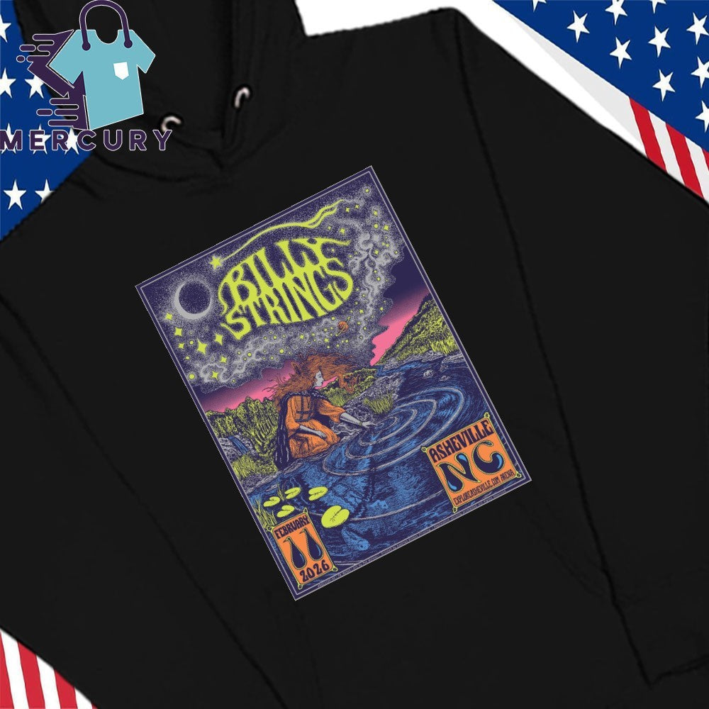 Billy Strings ExploreAsheville.com Arena In Asheville NC Feb 11 2026 Poster Shirt